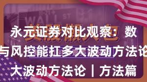 永元证券对比观察：数据与洞察与风控能扛多大波动方法论｜方法篇