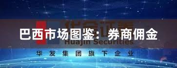 巴西市场图鉴：券商佣金