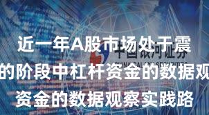 近一年A股市场处于震荡市环境的阶段中杠杆资金的数据观察实践路